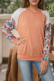 Exposed Seam Round Neck Blouse - PD SECRET REALM