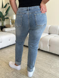 Judy Blue Full Size High Waist Cuff Hem Jeans - PD SECRET REALM