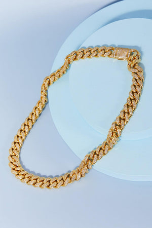 Brass Curb Chain Necklace - PD SECRET REALM