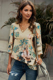 Printed Flare Sleeve Top - PD SECRET REALM