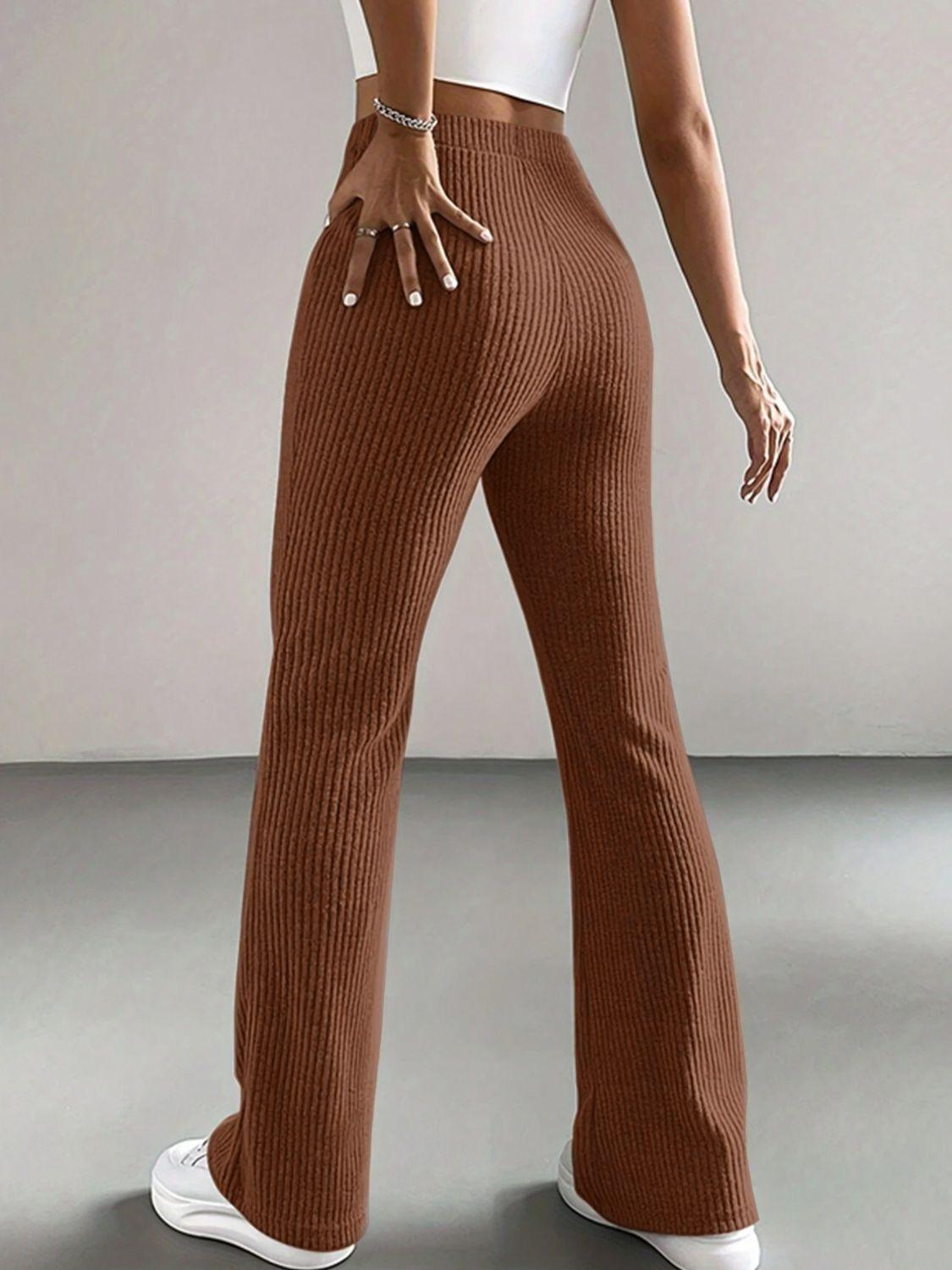 High Waist Bootcut Pants - PD SECRET REALM