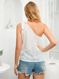 Eyelet One Shoulder Tank - PD SECRET REALM