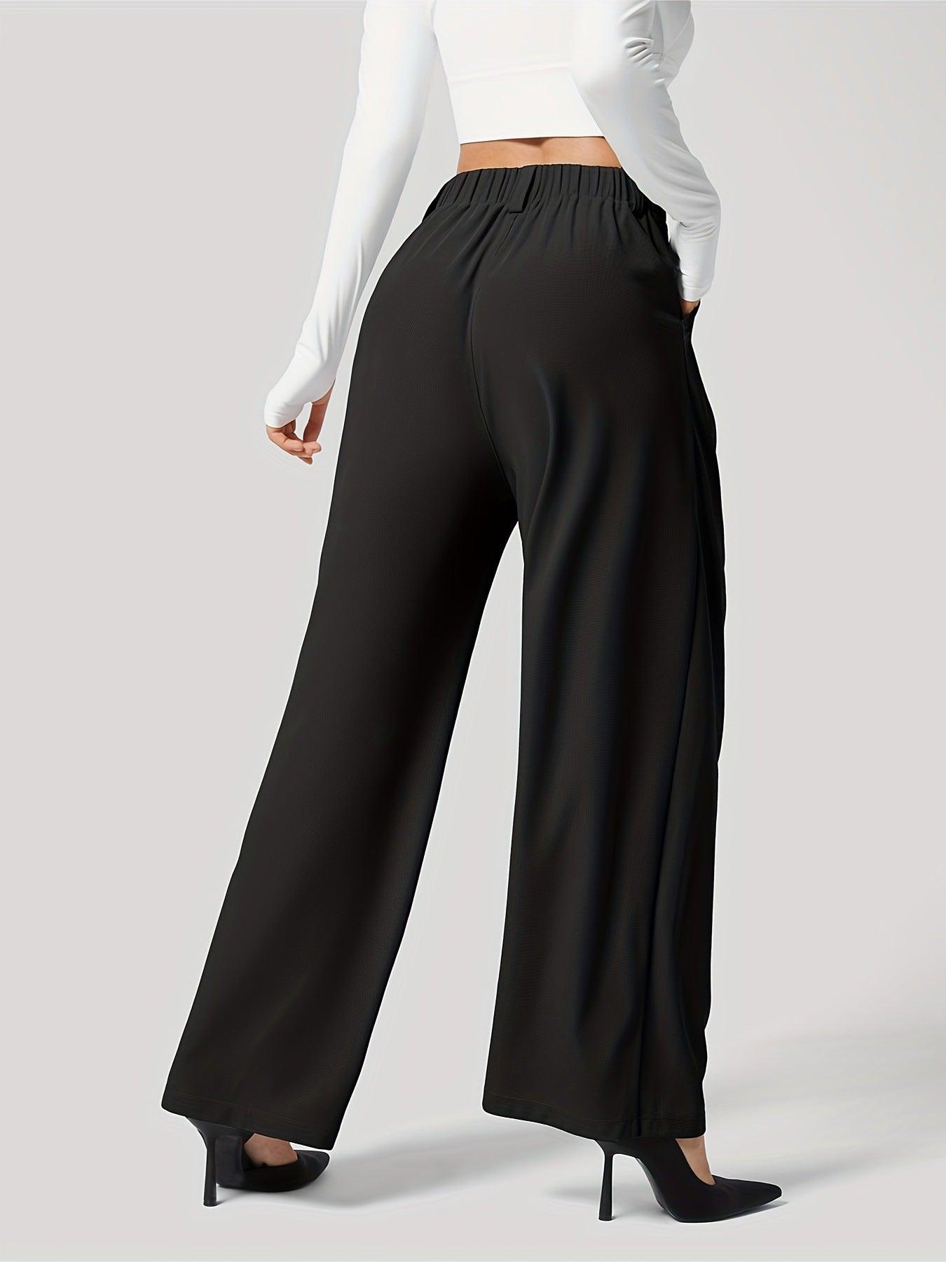 Wide Leg Pants with Pockets - PD SECRET REALM