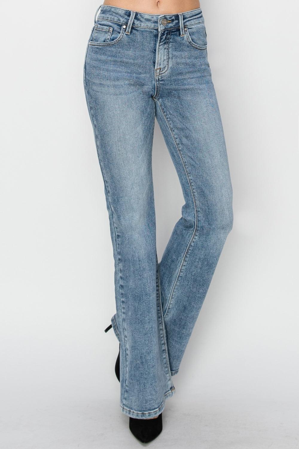 RISEN Full Size Mid Rise Bootcut Jeans - PD SECRET REALM