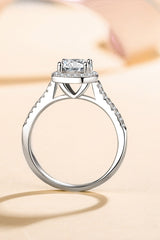 1 Carat Moissanite 925 Sterling Silver Ring - PD SECRET REALM