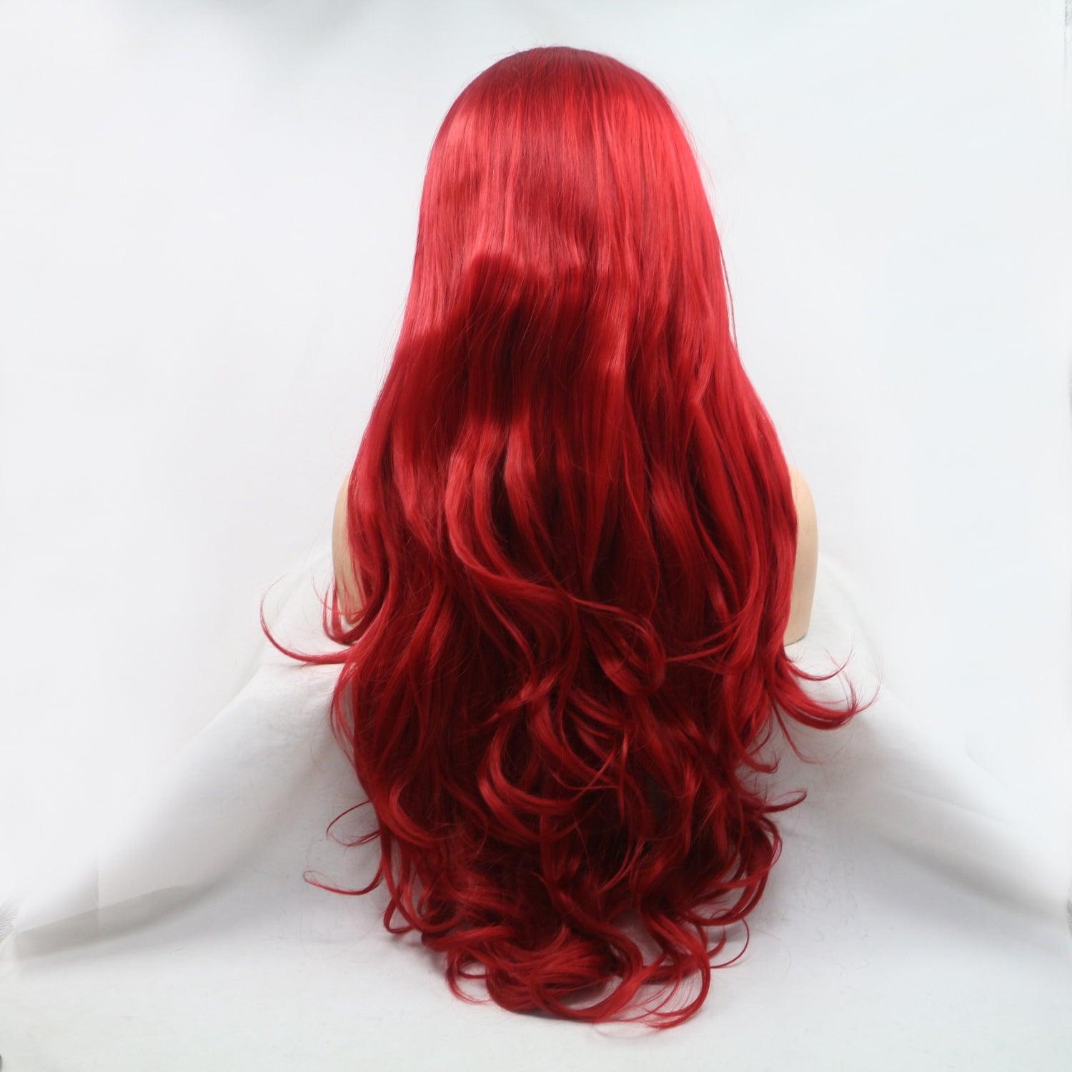 13*3" Lace Front Wigs Synthetic Long Wavy 24" 130% Density