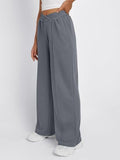 Elastic Waist Wide Leg Pants - PD SECRET REALM