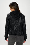 Coalition LA Double Zip Hooded Long Sleeve Jacket - PD SECRET REALM