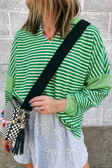 Stripe Long Sleeve Top