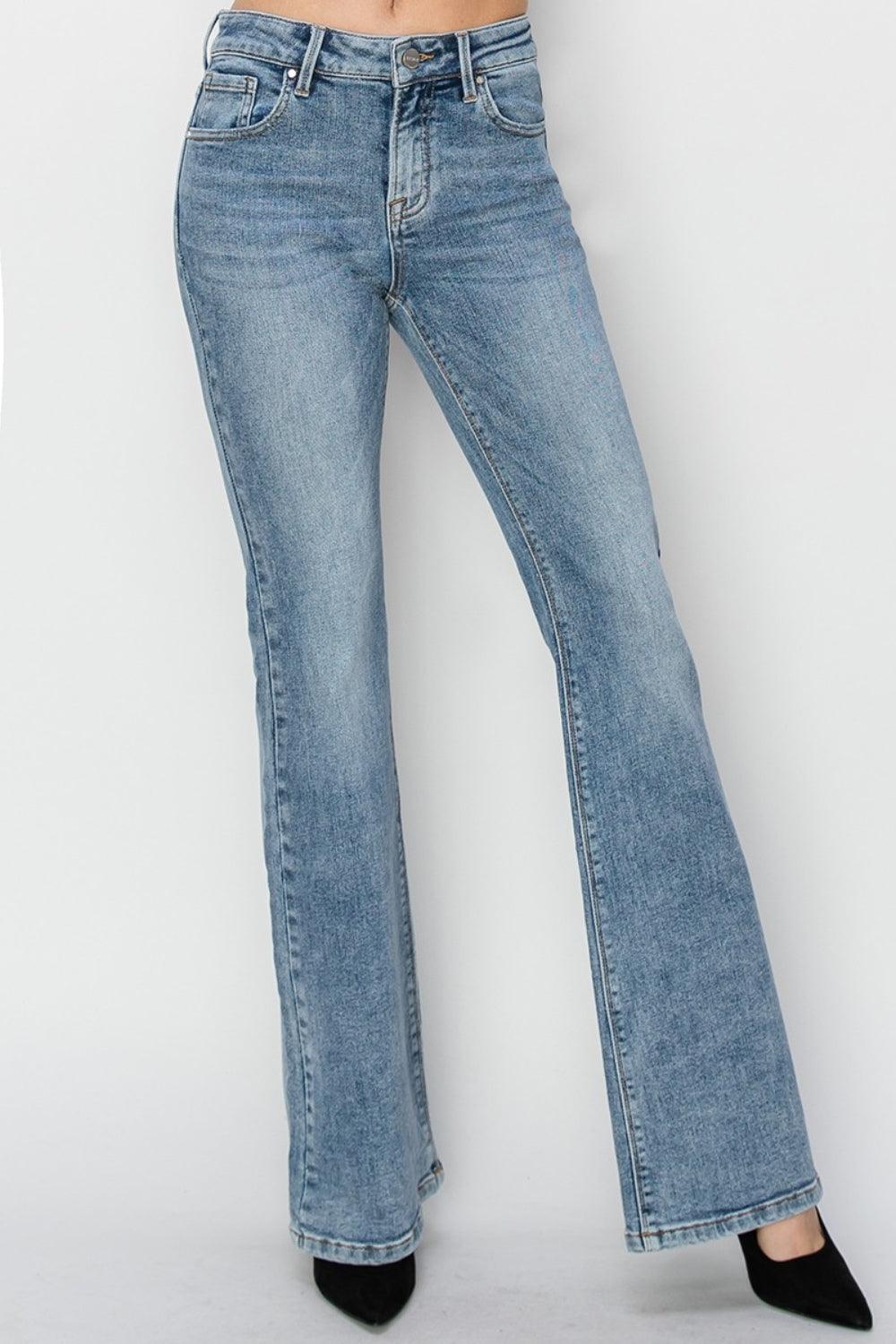 RISEN Full Size Mid Rise Bootcut Jeans - PD SECRET REALM