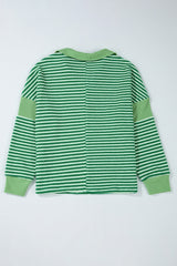 Stripe Long Sleeve Top