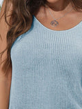 Round Neck Knit Cami - PD SECRET REALM