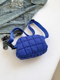 Bubble Texture Adjustable Strap Crossbody Bag - PD SECRET REALM