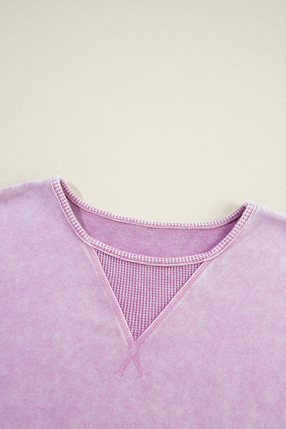 Strawberry Pink Mineral Wash Drop Shoulder Oversized Sweatshirt