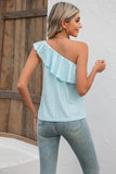 Eyelet One-Shoulder Tank - PD SECRET REALM