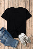 Bow Round Neck Short Sleeve T-Shirt - PD SECRET REALM