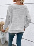 Full Size Round Neck Long Sleeve Top - PD SECRET REALM