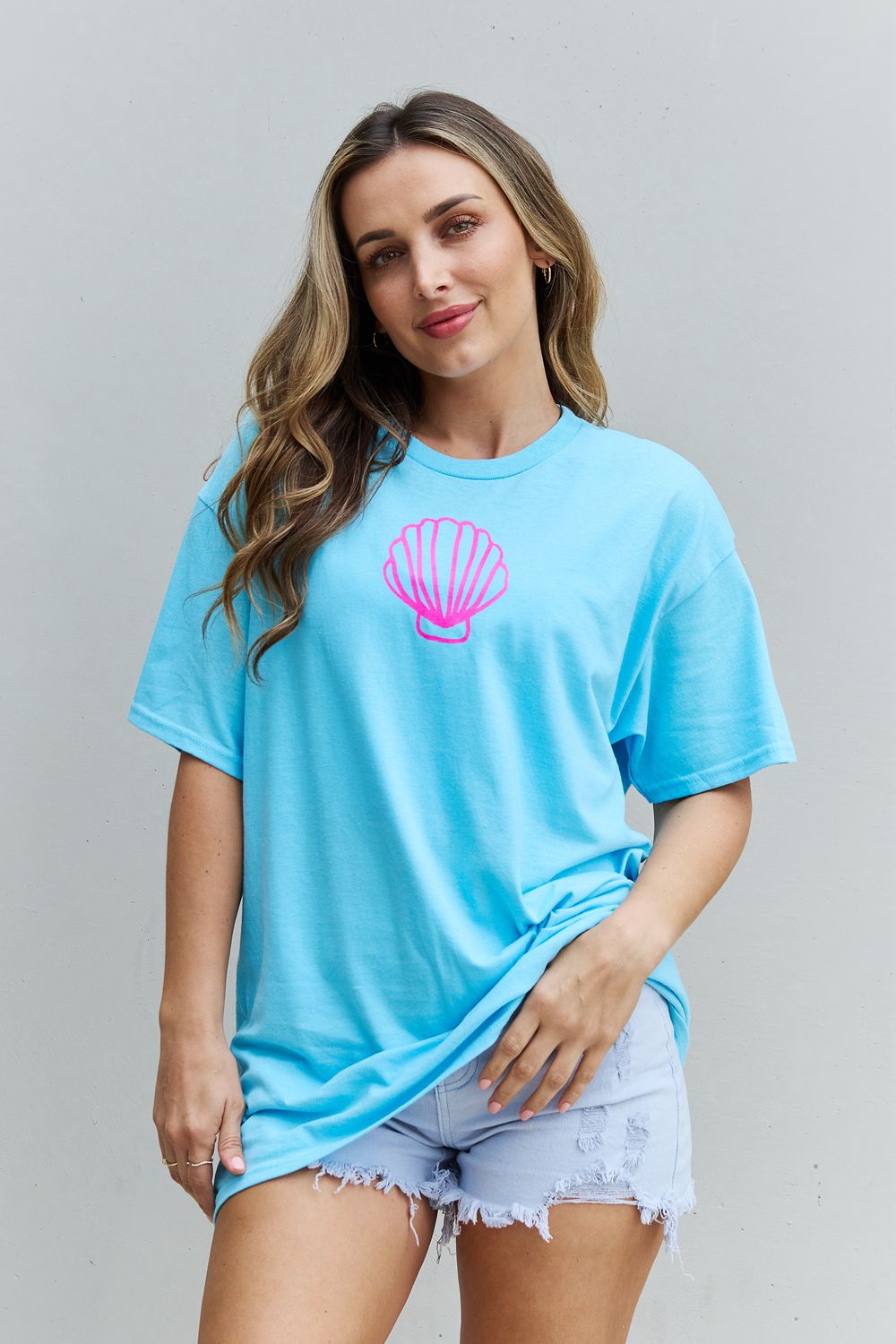 Sweet Claire "More Beach Days" Oversized Graphic T-Shirt - PD SECRET REALM