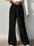 Elastic Waist Wide Leg Pants - PD SECRET REALM