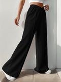 Elastic Waist Wide Leg Pants - PD SECRET REALM