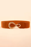 Ribbed Alloy Buckle Elastic Belt - PD SECRET REALM