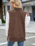 Cable Knit V-Neck Sweater Vest - PD SECRET REALM