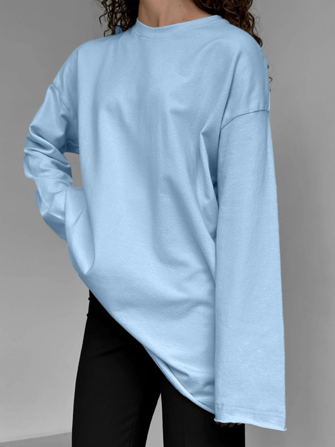 Round Neck Long Sleeve T-Shirt