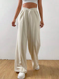 Elastic Waist Wide Leg Pants - PD SECRET REALM