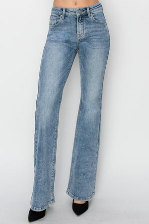 RISEN Full Size Mid Rise Bootcut Jeans - PD SECRET REALM