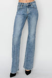 Jean bootcut taille mi-haute RISEN