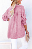 Buttoned Long Sleeve Blouse - PD SECRET REALM