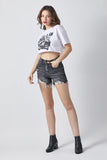 RISEN Full Size High Rise Distressed Denim Shorts - PD SECRET REALM