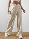 Elastic Waist Wide Leg Pants - PD SECRET REALM