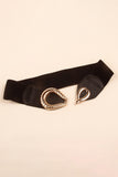 Ribbed Alloy Buckle Elastic Belt - PD SECRET REALM