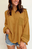 Exposed Seam Round Neck Long Sleeve Sweatshirt - PD SECRET REALM