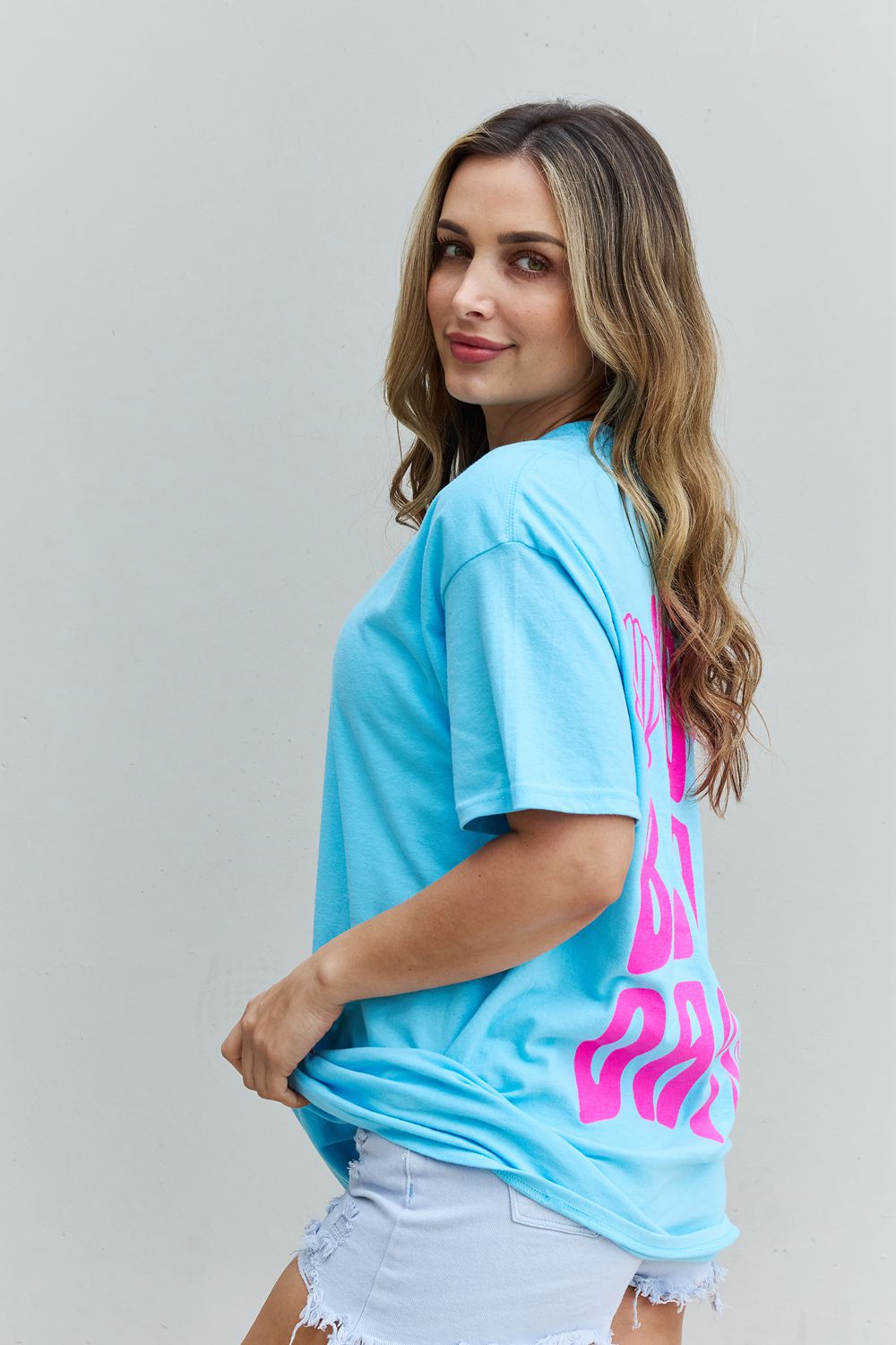 Sweet Claire "More Beach Days" Oversized Graphic T-Shirt - PD SECRET REALM