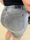 Judy Blue Full Size High Waist Washed Denim Shorts - PD SECRET REALM