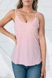 Eyelet Scoop Neck Cami - PD SECRET REALM