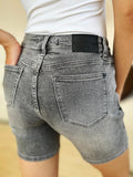 Judy Blue Full Size High Waist Washed Denim Shorts - PD SECRET REALM