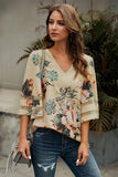 Printed Flare Sleeve Top - PD SECRET REALM