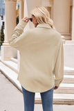 Mandy Collared Neck Dropped Shoulder Shirt - PD SECRET REALM