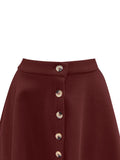 Buttoned Corduroy Mini Skirt - PD SECRET REALM