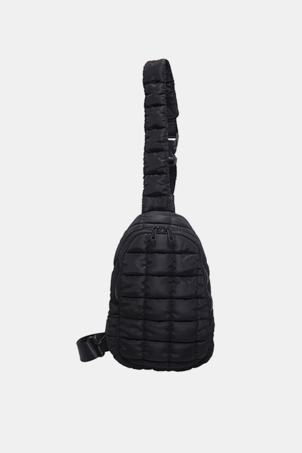 Quilted Nylon Crossbody  Bag