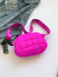 Bubble Texture Adjustable Strap Crossbody Bag - PD SECRET REALM