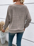 Full Size Round Neck Long Sleeve Top - PD SECRET REALM