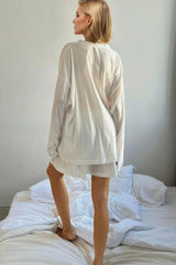 Buttery-Soft Breathable Round Neck Top and Shorts Set