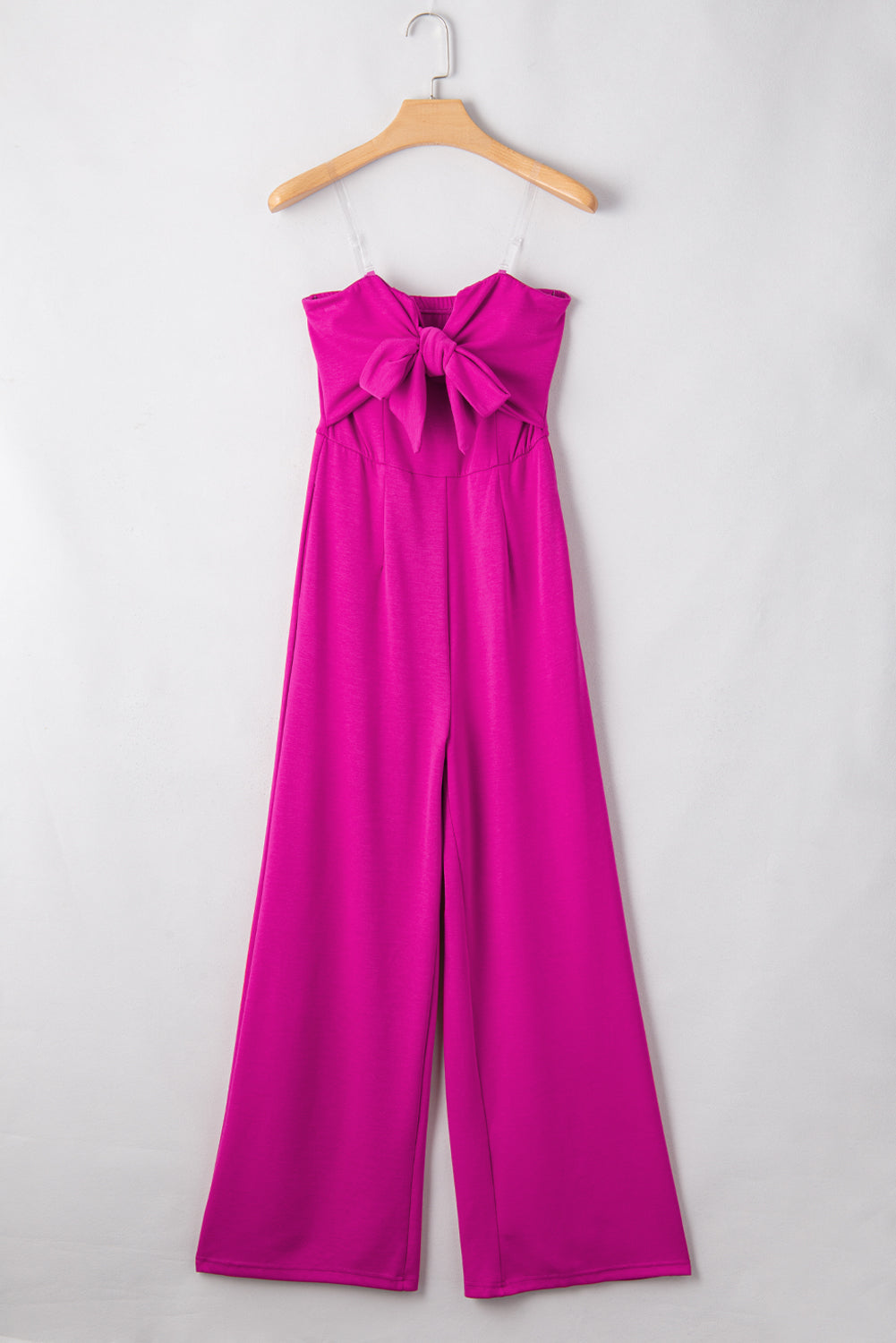 Tied Tube Wide Leg Jumpsuit