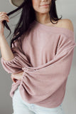 Ribbed Long Sleeve Knit Top - PD SECRET REALM