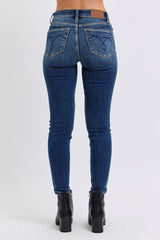 Full Size Run Mid-Rise Waist Skinny Jeans with Thermal Lining