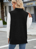 Cable Knit V-Neck Sweater Vest - PD SECRET REALM